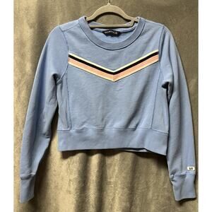 Abercrombie & Fitch Women’s Cropped Sweatshirt XS Blue Long Sleeve Pullover